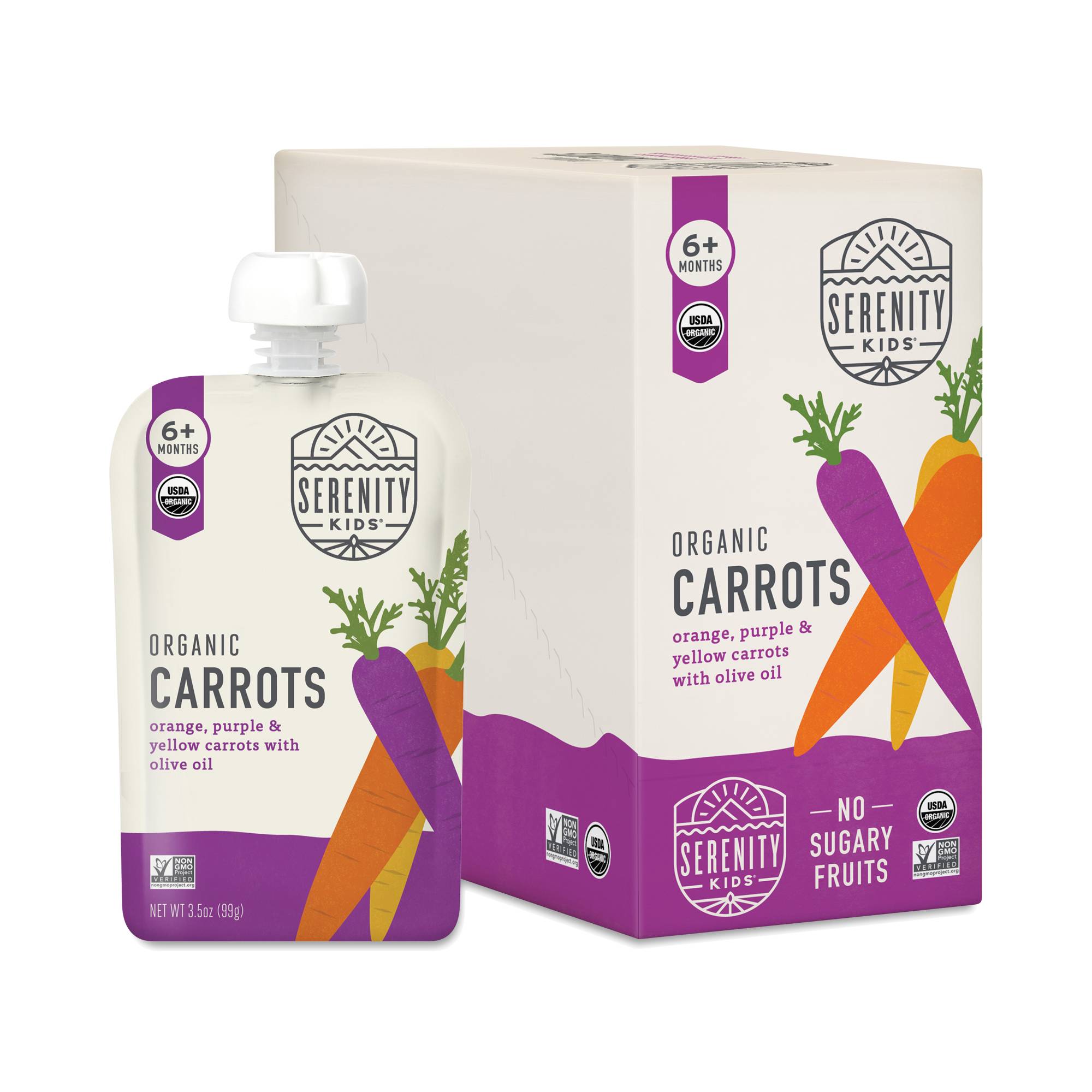 Organic Carrot Medley with Olive Oil Baby Food