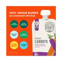 Organic Carrot Medley with Olive Oil Baby Food