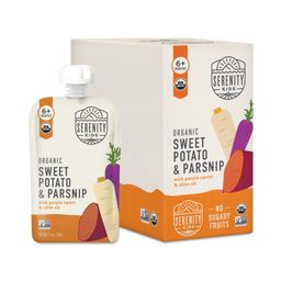 Organic Sweet Potato & Parsnips with Purple Carrot and Olive Oil Baby Food
