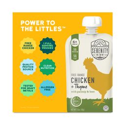 Free Range Chicken with Organic Thyme, Parsnips & Beet Baby Food