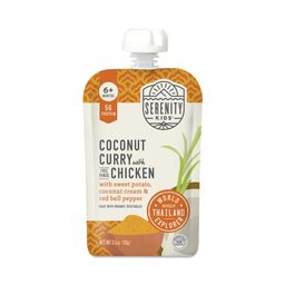 Baby Food Pouches, Coconut Curry with Free Range Chicken
