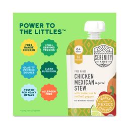 Baby Food Pouches, Mexican Stew with Free Range Chicken