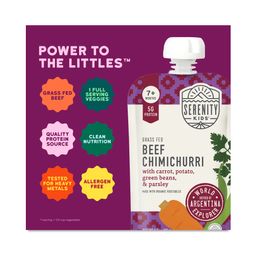 Baby Food Pouches, Beef Chimichurri