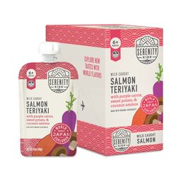 Baby Food Pouches, Wild Caught Salmon Teriyaki