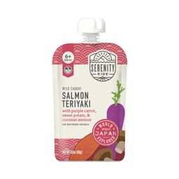 Baby Food Pouches, Wild Caught Salmon Teriyaki