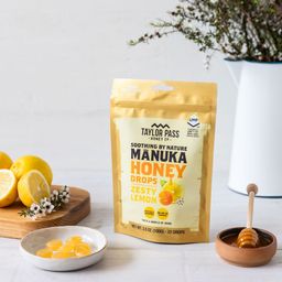 Manuka Honey Drops UMF10+, Zesty Lemon