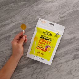 Manuka Honey Pops UMF10+, Orange, Grape & Raspberry