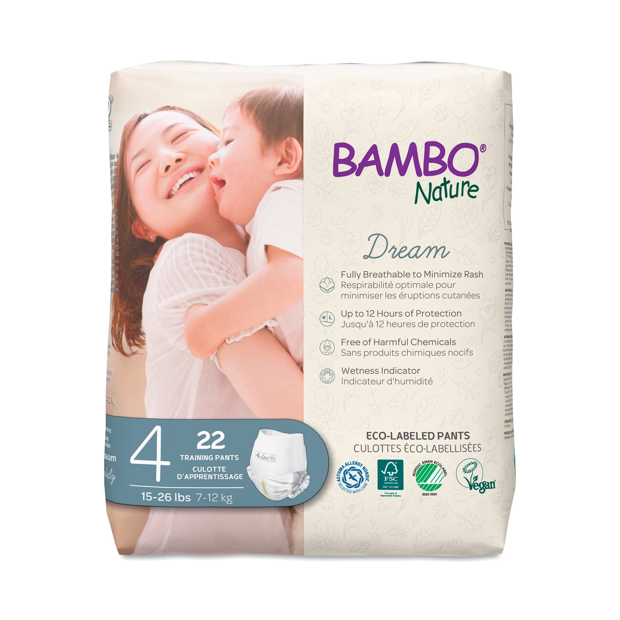 Dream Training Pants, Size 4