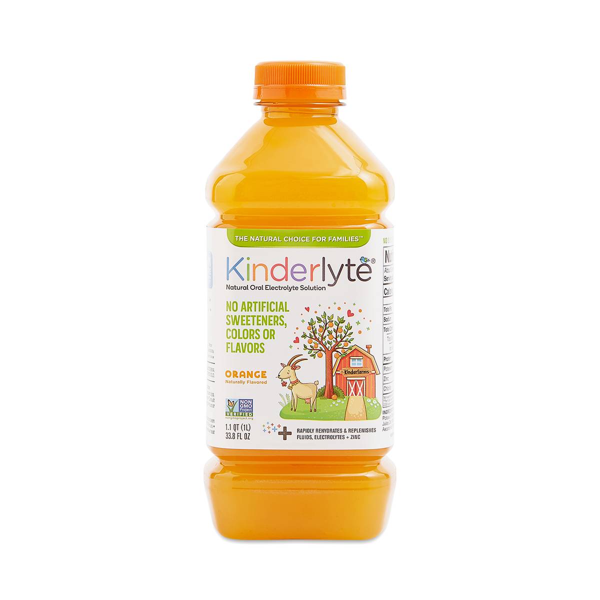 Kinderlyte Natural Oral Electrolyte Solution, Orange Thrive Market
