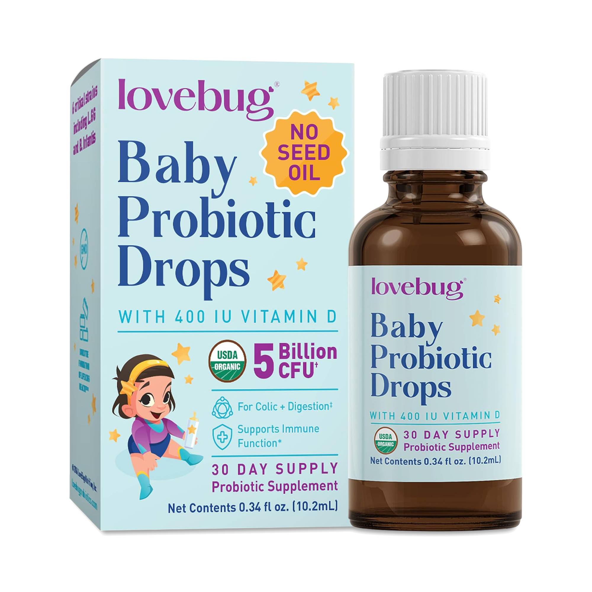Organic Baby Probiotic Drops