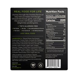 Protein Veggie Burger, Italian Herb
