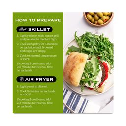 Protein Veggie Burger, Italian Herb