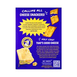 Cheesy Crackers, Classic Cheddar, Multipack