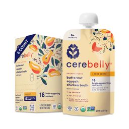 Organic Baby Food, Butternut Squash Chicken Broth