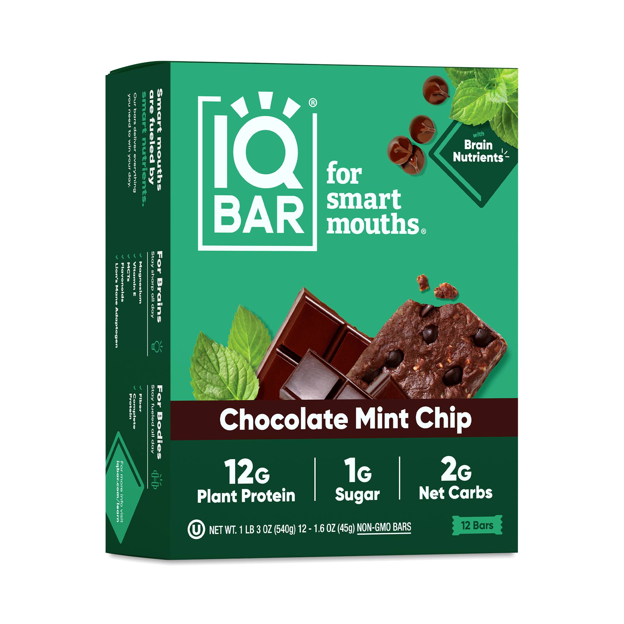 Protein Bar, Chocolate Chip Mint