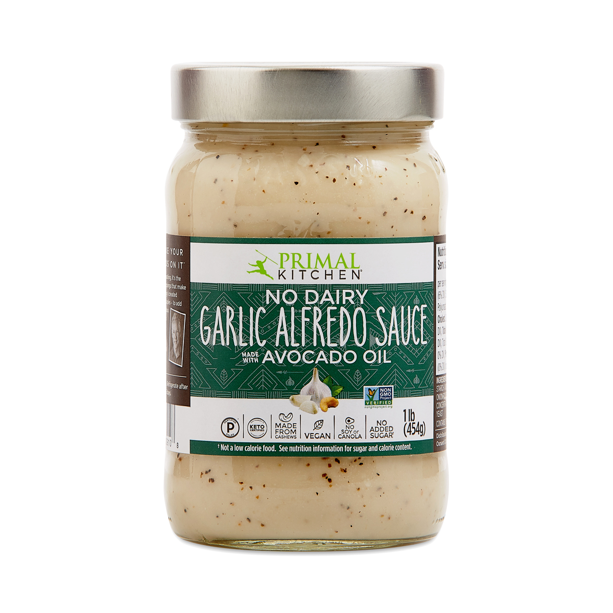 No Dairy Roasted Garlic Alfredo Sauce By Primal Kitchen Thrive Market   850004639108 1 1 1 