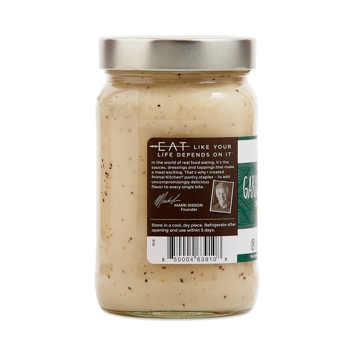 No Dairy Roasted Garlic Alfredo Sauce by Primal Kitchen Thrive Market
