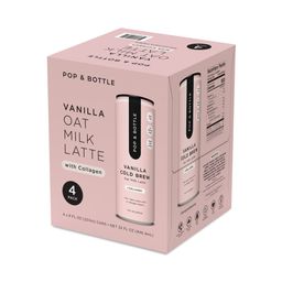 Oat Milk Latte, Vanilla with Collagen, Multipack