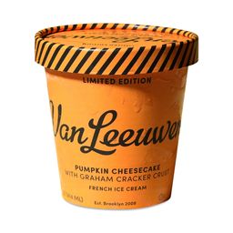 French Ice Cream, Pumpkin Cheesecake with Graham Cracker Crust