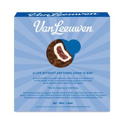 French Ice Cream Bars, Black & White Layer Cake