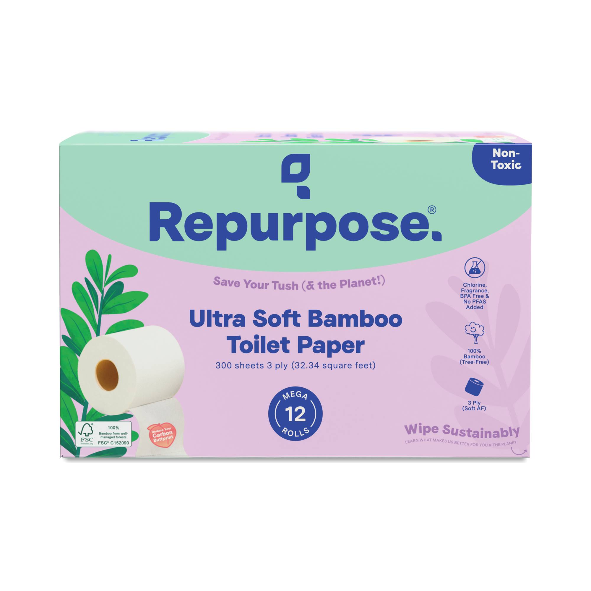 Ultra Soft 3-Ply Bamboo Toilet Paper