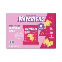 Bolt Cookies Snack Packs, Birthday Cake