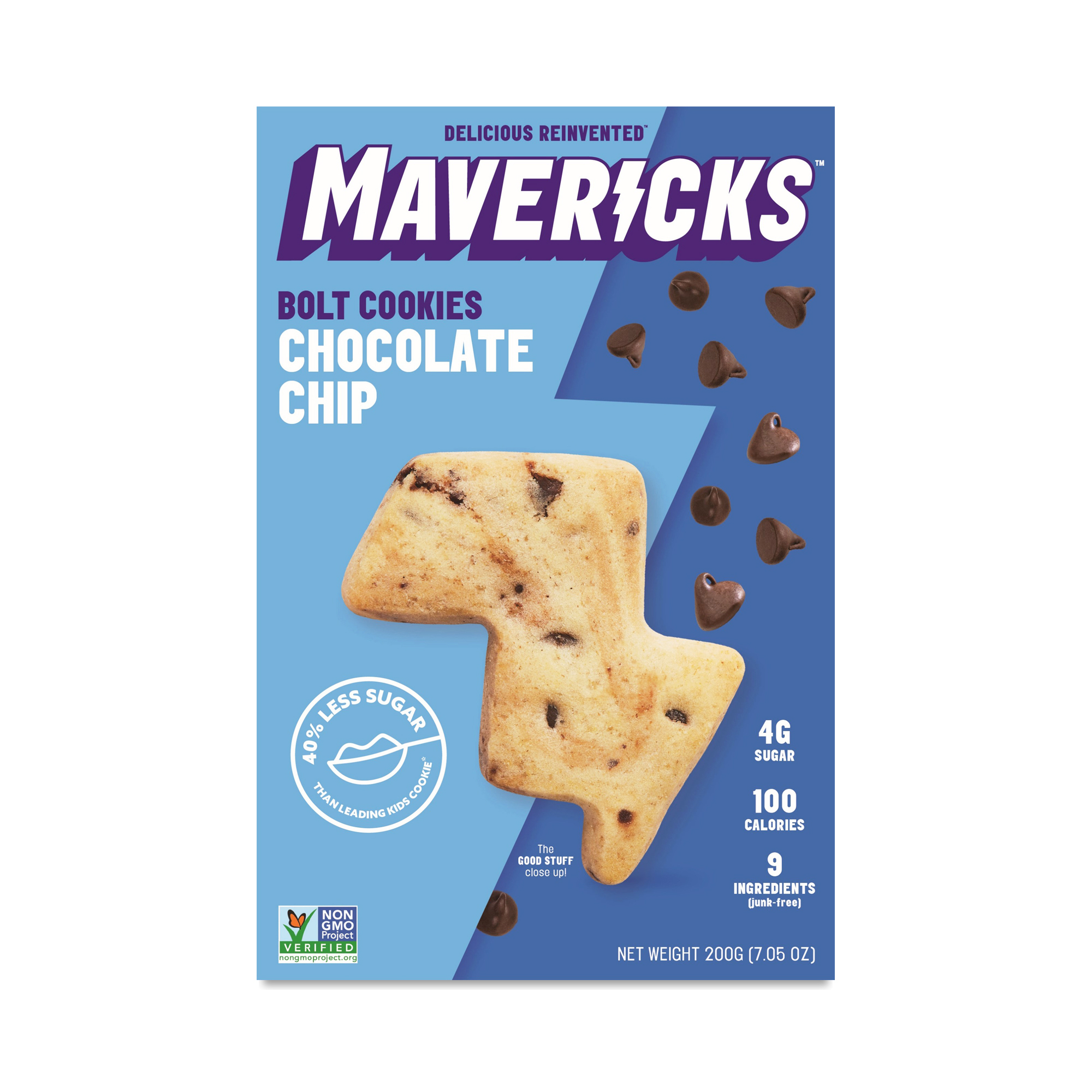Mavericks Snacks Bolt Cookies, Double Chocolate | Thrive Market