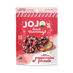 Dark Chocolate Covered Pretzels, Peppermint
