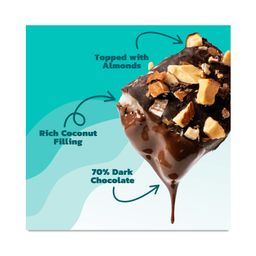 Bites, Dark Chocolate Coconut Filled