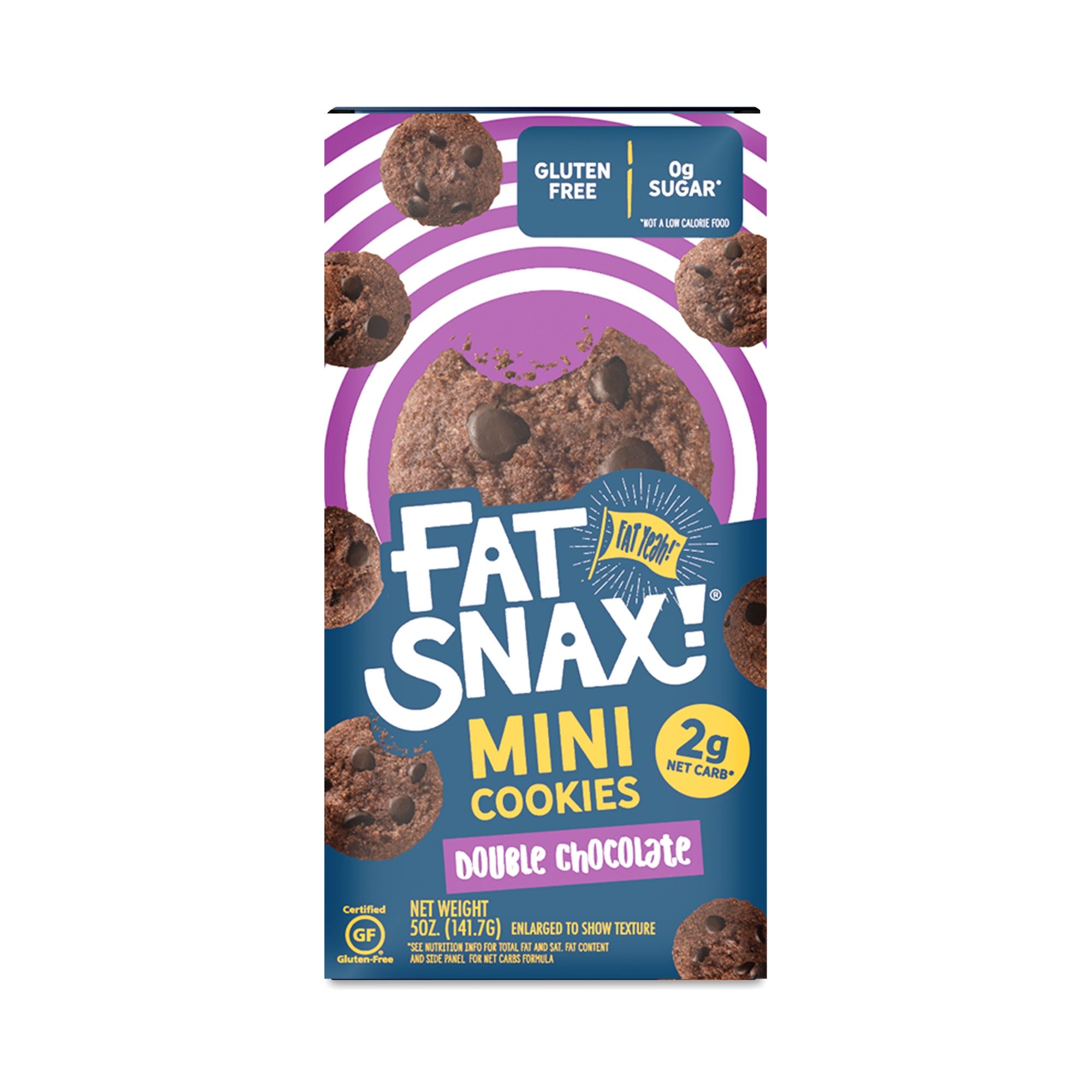 Fat Snax Mini Cookies, Double Chocolate | Thrive Market