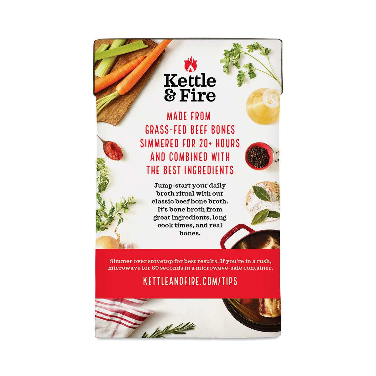 GrassFed Beef Bone Broth by Kettle & Fire Thrive Market
