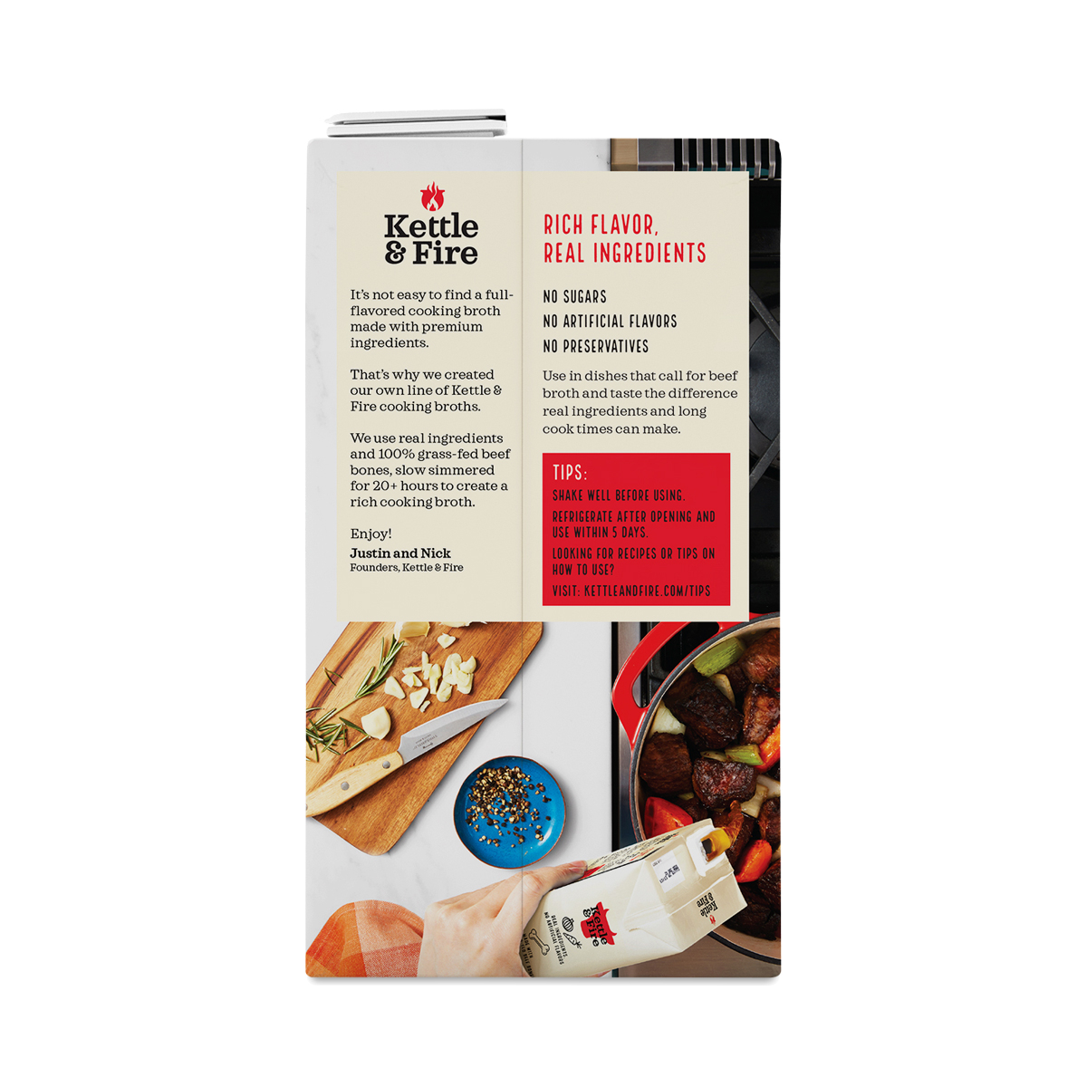 Kettle & Fire Cooking Broth, Beef Thrive Market