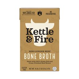 Beef Bone Broth, Miso Ginger