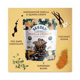 Vanilla Quinoa Crunch, Organic Dark Chocolate Bark