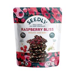 Raspberry Bliss, Organic Dark Chocolate Bark