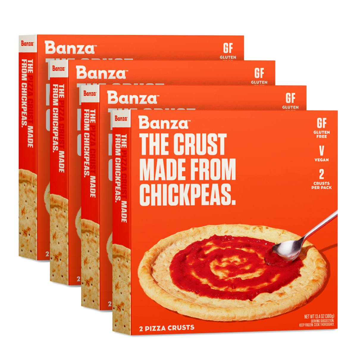 Banza Plain Crust Pizza, 4 Pack Thrive Market
