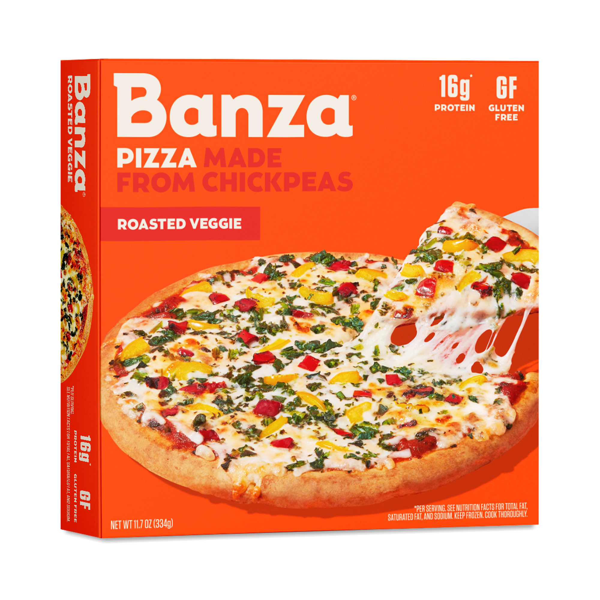 Banza Roasted Veggie Pizza | Thrive Market
