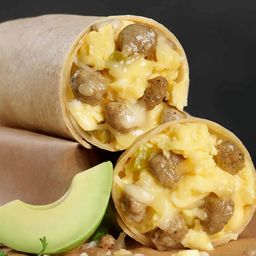 Breakfast Burrito, Turkey Sausage