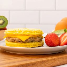 Breakfast Egg'wich, Turkey Sausage, Egg & Cheese