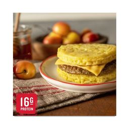 Breakfast Egg'wich, Chicken Maple Sausage, Egg & Cheese