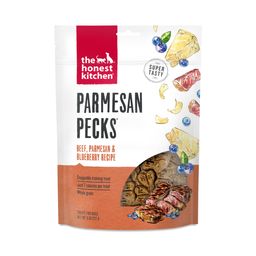 Parmesan Pecks Dog Treats, Beef, Parmesan & Blueberry