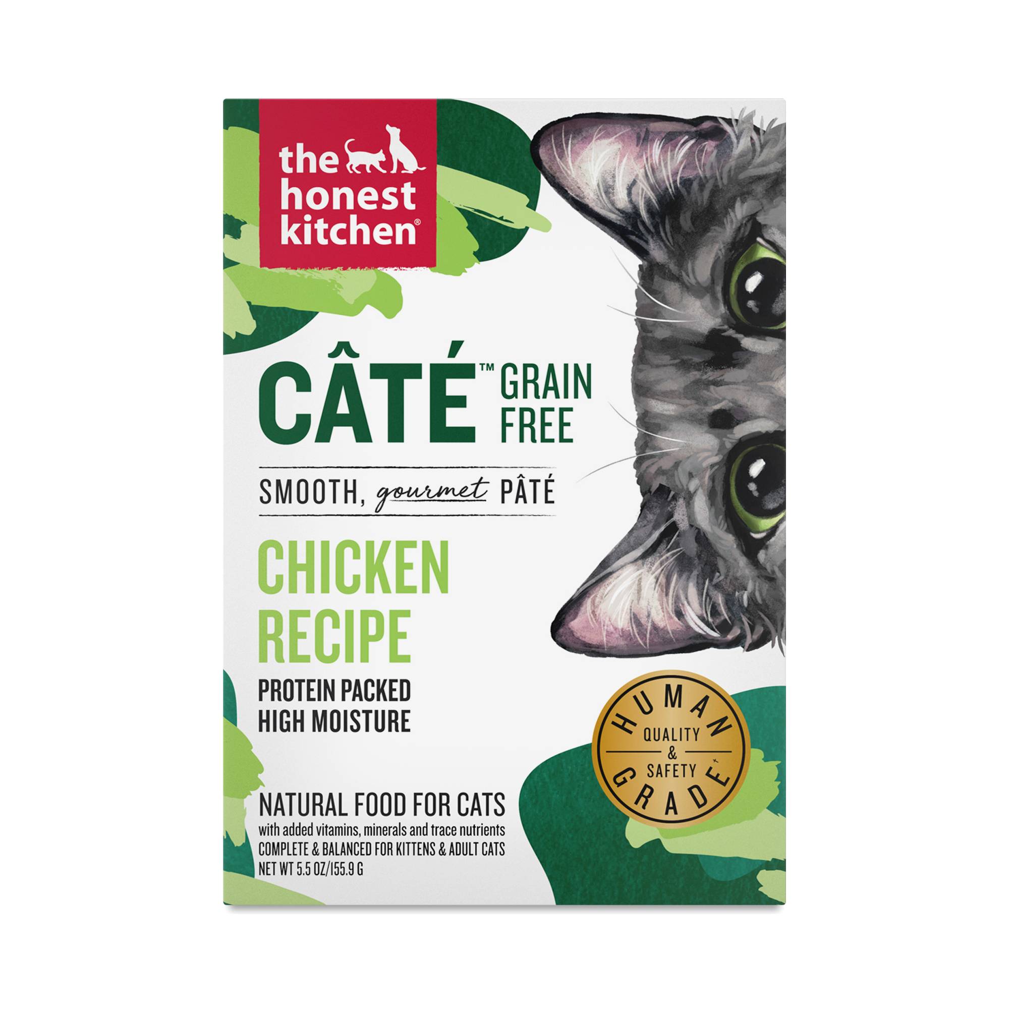 Câté Grain Free Wet Cat Food, Chicken Pâté