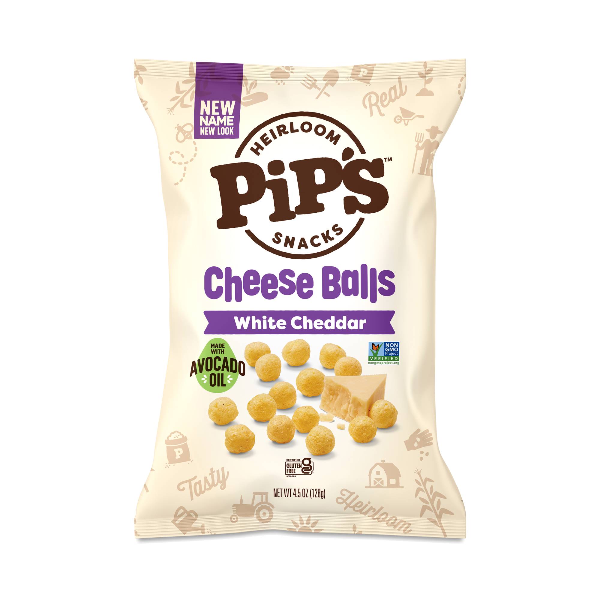Cheese Balls, Real White Cheddar