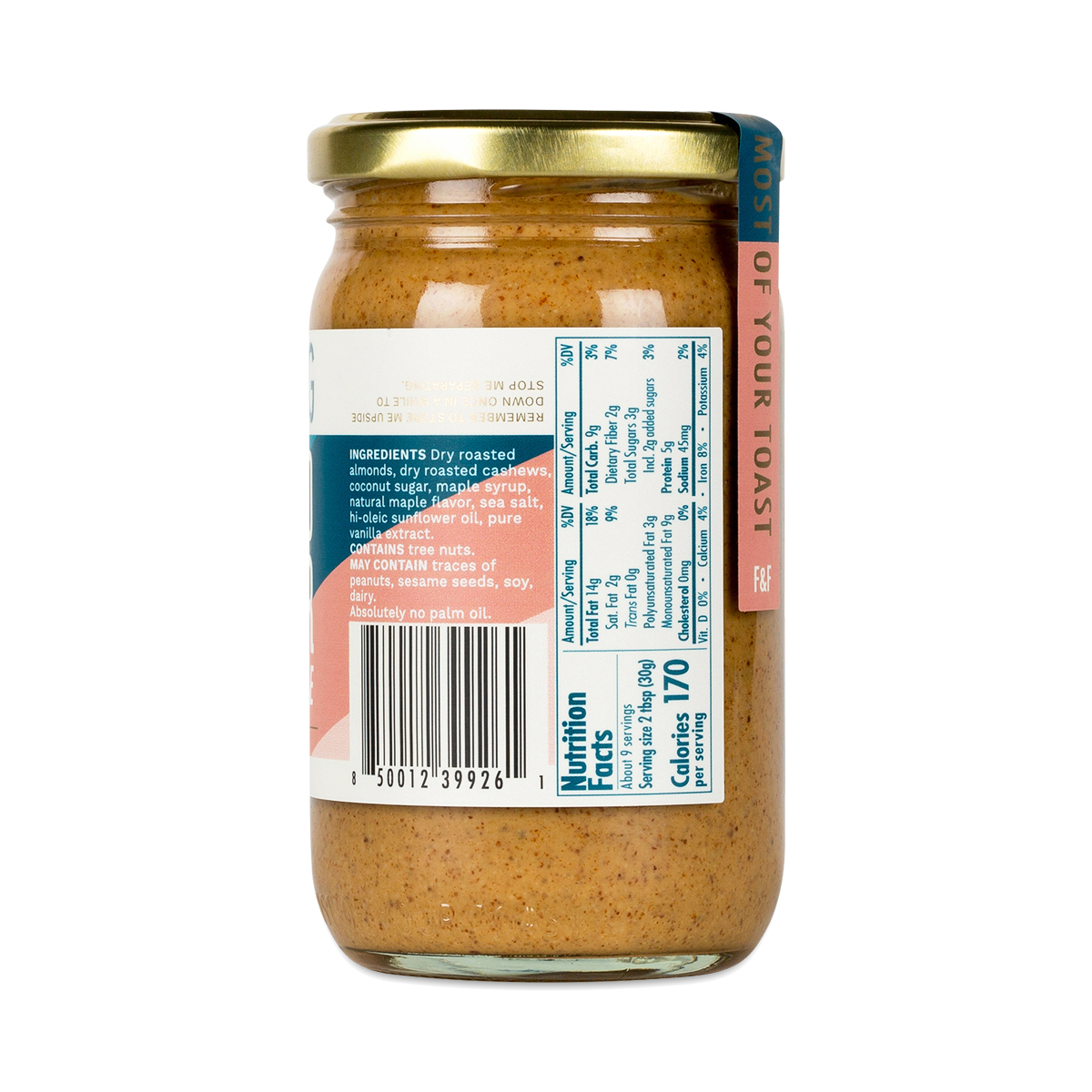 Fix & Fogg Almond Butter, Cashew & Maple Thrive Market