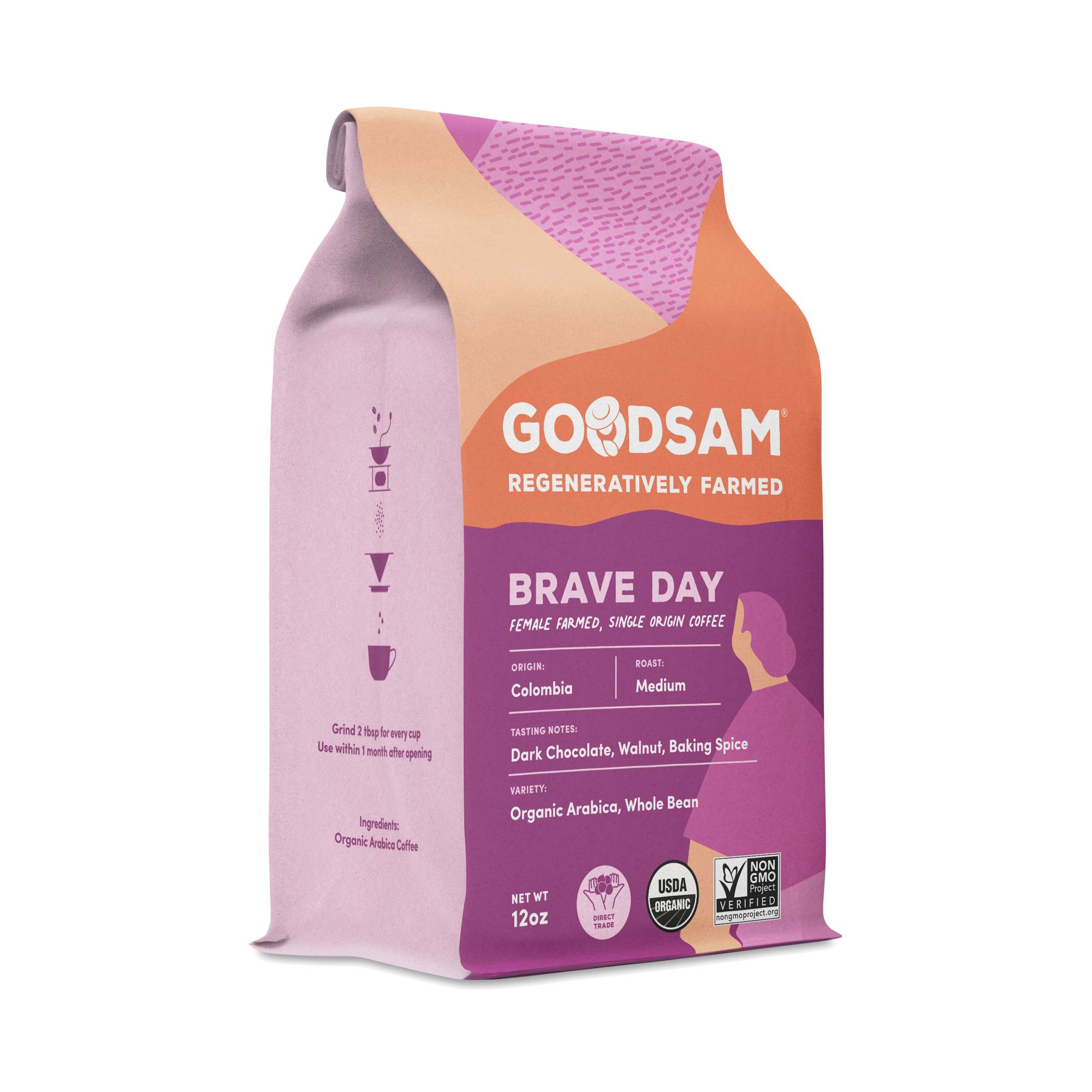 Whole Bean Coffee, Brave Day Medium Roast