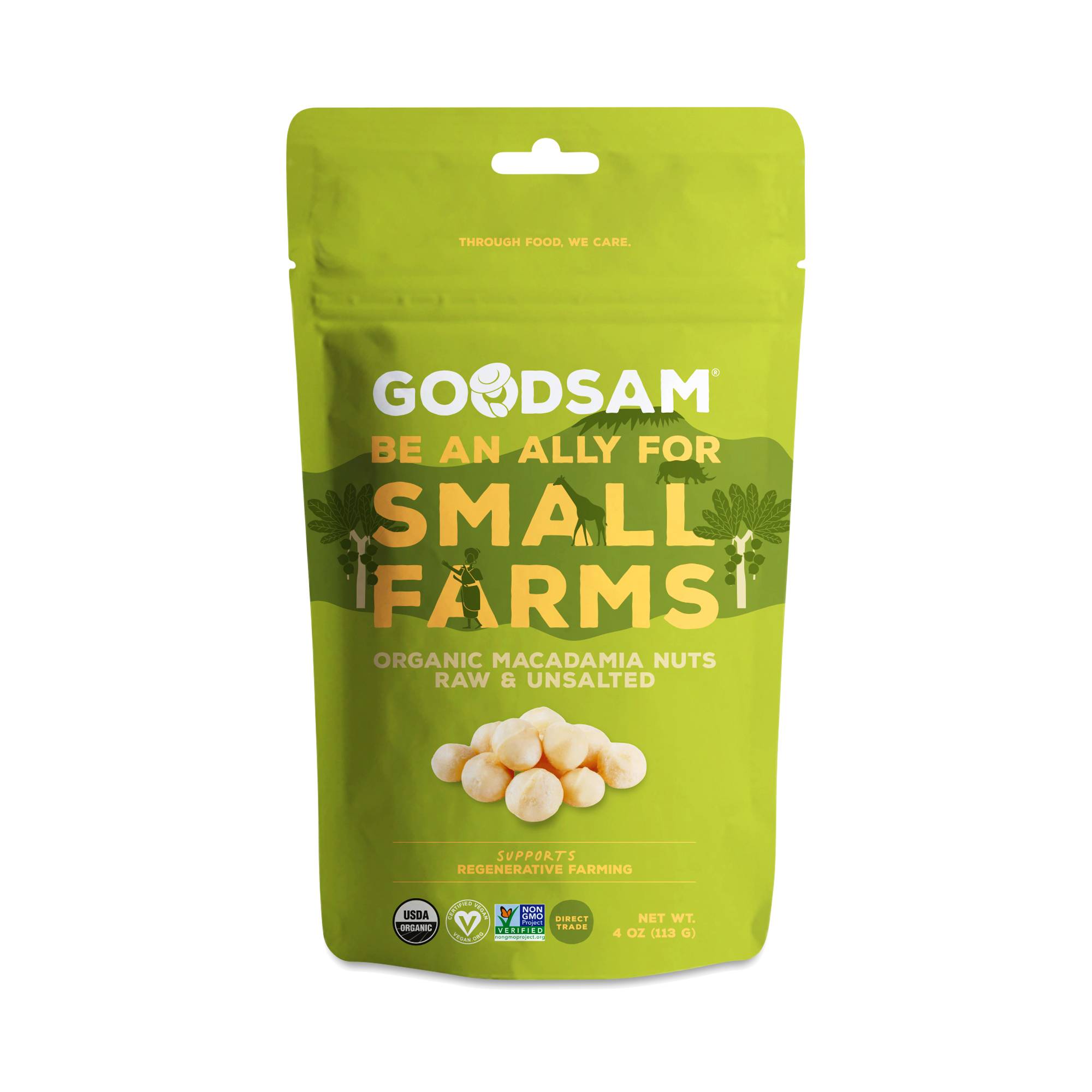 Organic Raw Macadamia Nuts, Unsalted