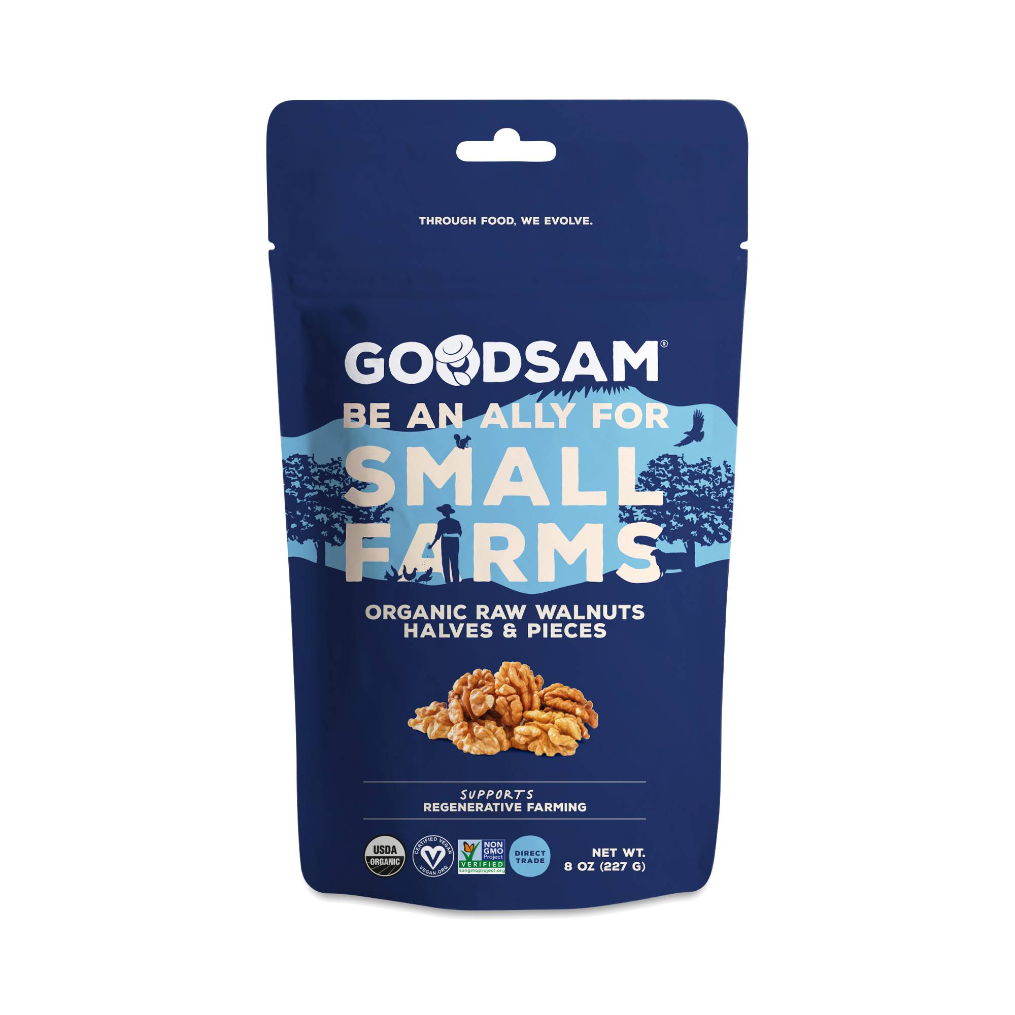 Organic Raw Walnuts, Unsalted