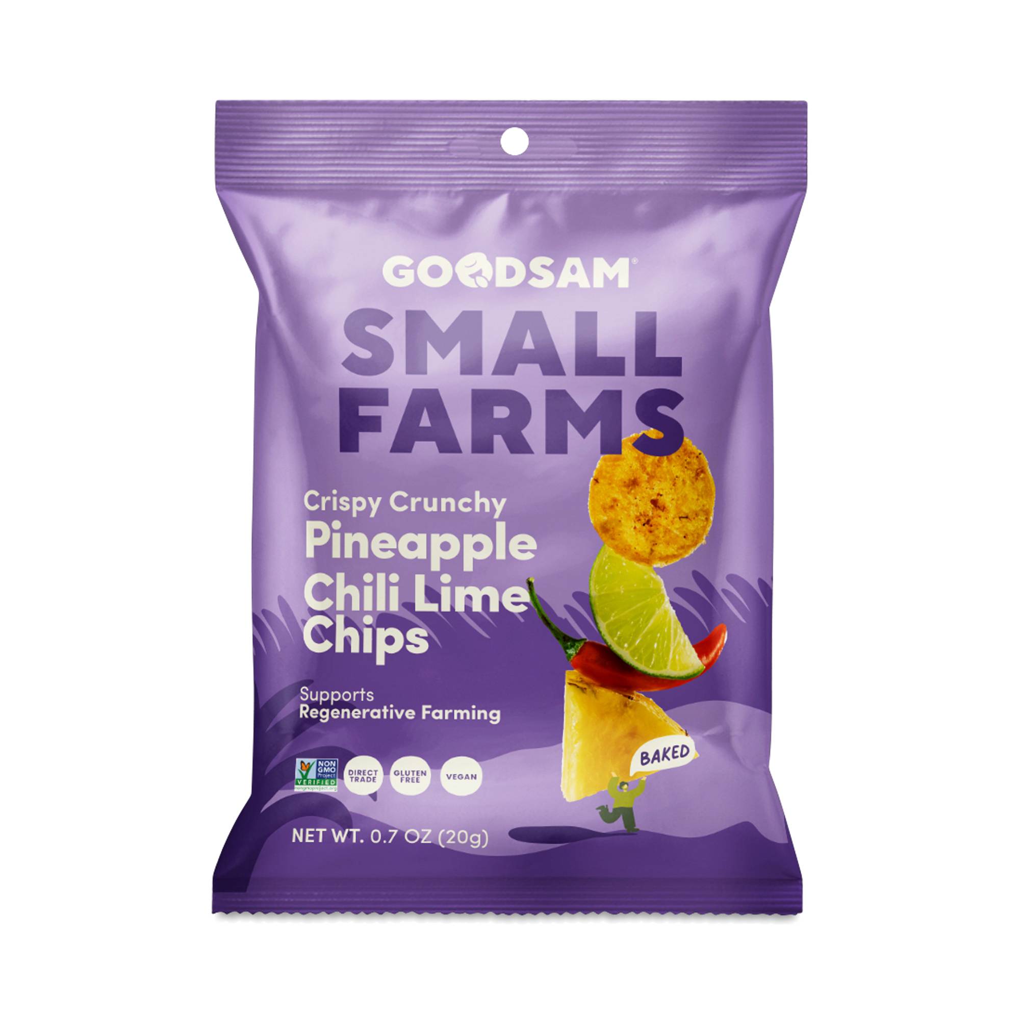 Crispy Crunchy Pineapple Chips, Chili Lime
