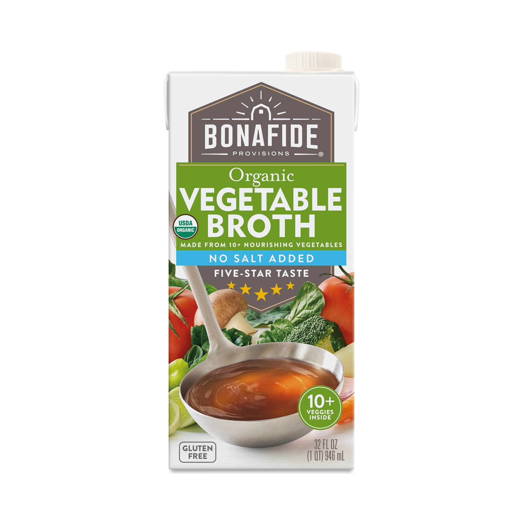 No Salt Added Organic Vegetable Broth