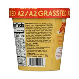 Brown Butter Peach Cobbler Ice Cream